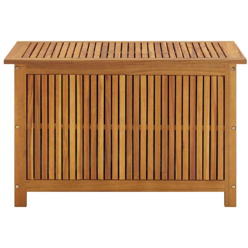 WFX Utility Garden 50 L Acacia Wood Storage Box Wayfair.co.uk
